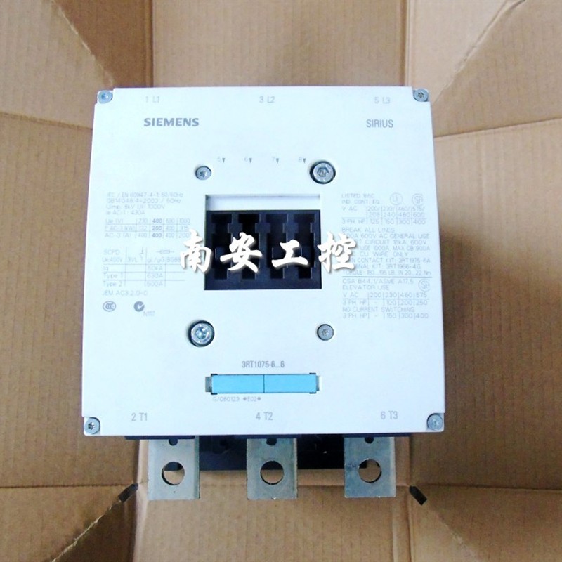 3RT1075-6...6 原装接触器3RT1075-6NP36/6NF36