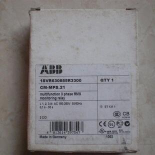 三相监视继电器 MPS.21 1SVR630885R3300 全新原装