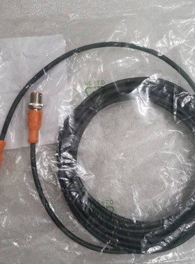 全新原装IFM连接线 EVC044  公母头 M12 3芯 5米 现货