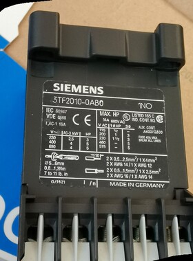 3TF2010-0AB0 OABO 现货备件 当天发货