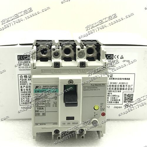 EW100EAG 3P 50A  60A 75A 100A 日本/Fe漏电断路器 现货正品