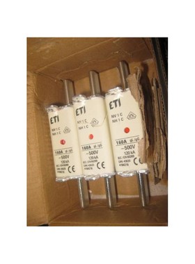 ETI 低压熔断器 NH1 NV1 gG 160A  500V 120KA Made in Slovenia