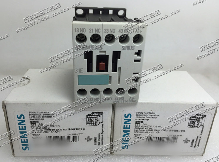 原装正品 西门子SIEMENS 中间继电器 3RH1131-1BB40 24VDC 现货