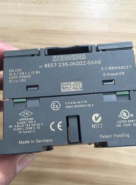 6ES7 235-0KD22-0XA0/0XA8 214-1AD23-0XB8 231-7PD22  PLC