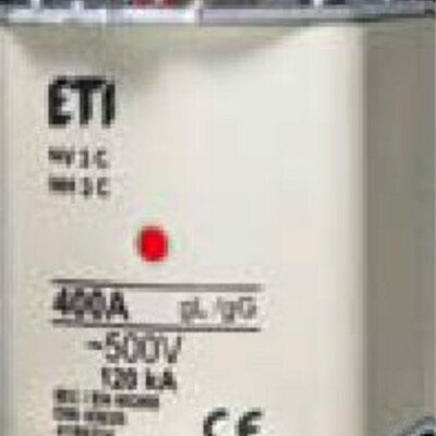 ETI NV2 NH2 gG 熔断器 400A 500V  120KA IEC/EN60269