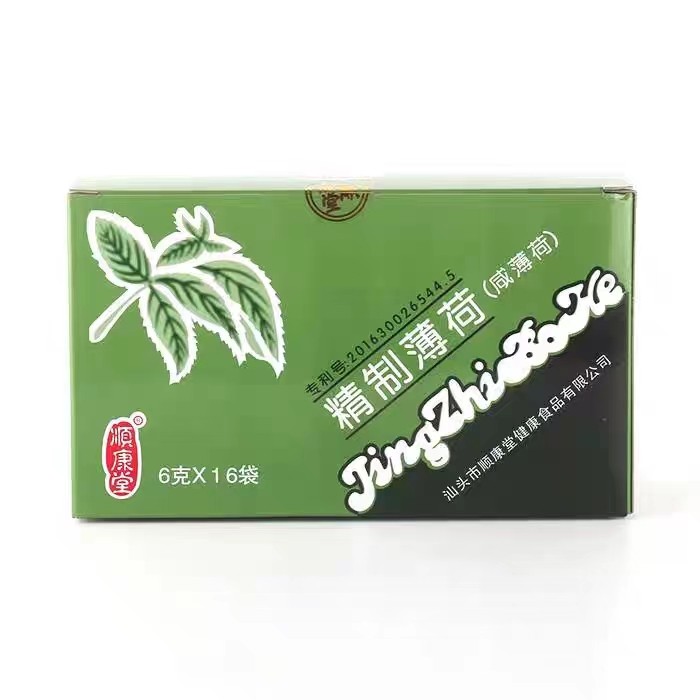 顺康堂代用茶咸薄荷精制薄荷