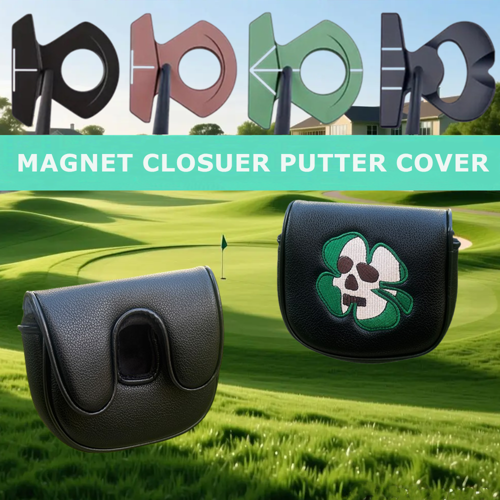 半圆推杆套磁铁合口骷髅头推杆套