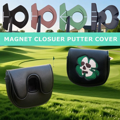 半圆推杆套磁铁合口骷髅头推杆套