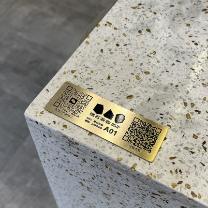 二维码展示牌订制铜咖啡奶茶店餐厅微信扫码点餐桌贴支付宝收款码