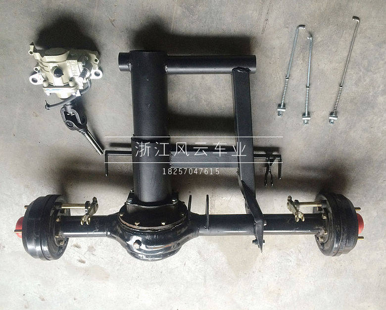 ATV四轮越野摩托车配件  龙鼎大悍马沙滩车轴传动差速器后桥 鼓刹