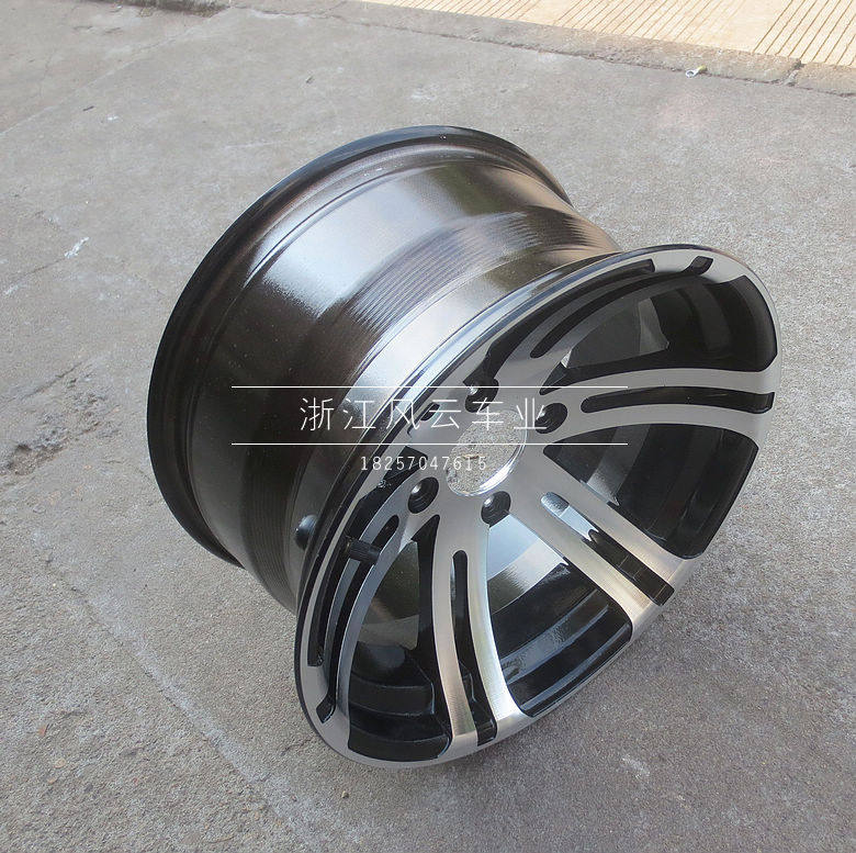 四轮越野摩托车配件  倒三轮 大公牛沙滩车14寸铝轮毂 铝合金钢圈