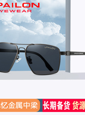 雷派龙变色眼镜记忆钛太阳镜男士记忆飞行偏光墨镜驾驶开车司机镜