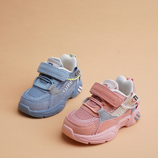 小牛人童鞋啦啦系列秋季男女儿童鞋轻便透气网鞋运动机能鞋LH111