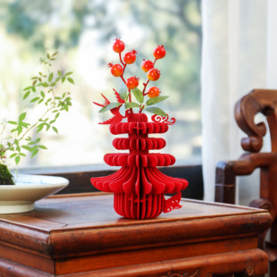 新年装饰品摆件2026马年新款贺年过年春节燕归春玄关橱窗氛围布置