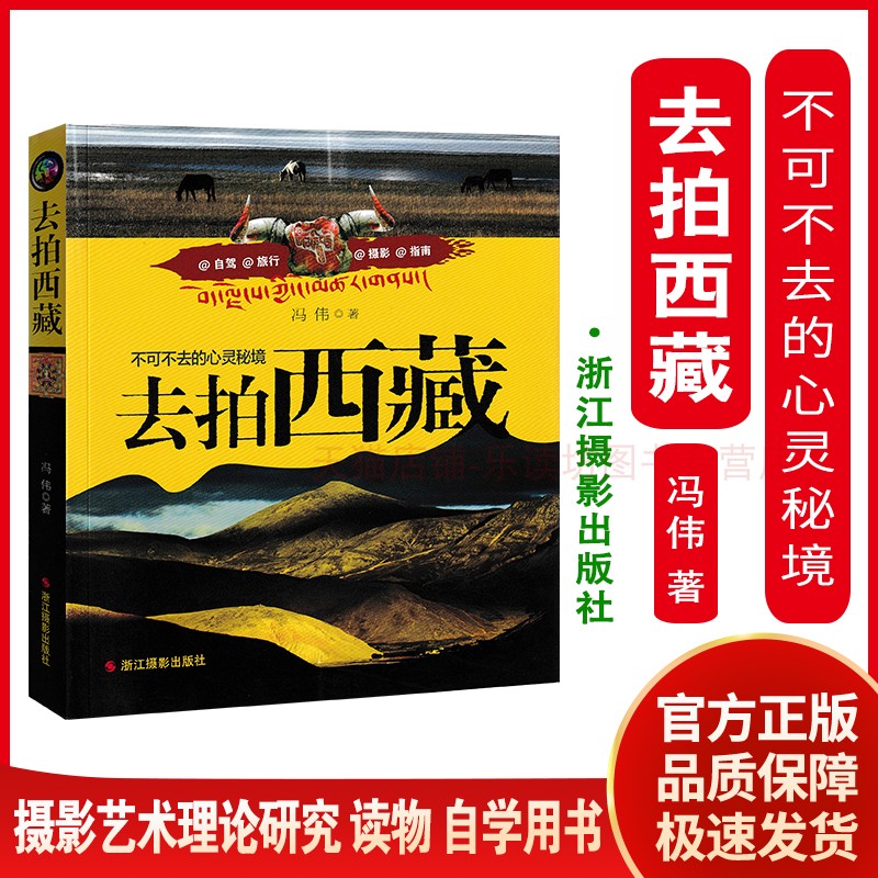 去拍西藏 冯伟 摄影艺术 不可不去的心灵秘境 图文并茂西藏旅行摄影著作 西藏自助旅游攻略书影集 西藏旅游书 摄影 浙江摄影出版社