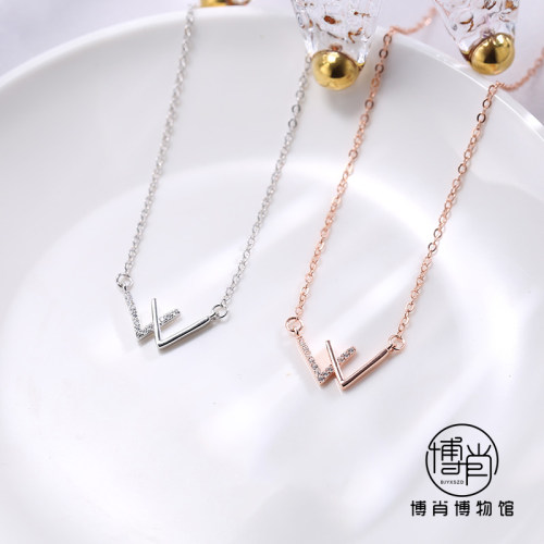 博君一肖周边bjyx字母饰品项链