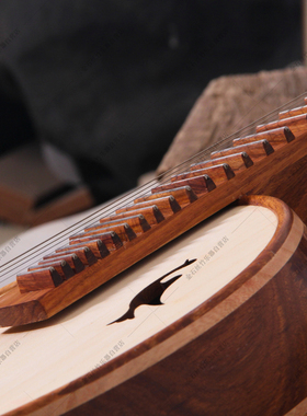 天然木纹刺猬紫檀木小阮咸乐器家居演奏两相宜赠送配件D8802XRT