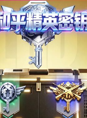 和平精英指挥官密秘钥特种兵密钥突击兵密钥吃鸡战场装备秒发便宜