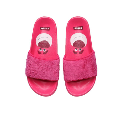 中国李宁玩具总动员联名草莓熊拖鞋女2022夏季运动凉拖ABTR008