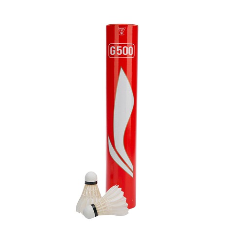 Lining/李宁正品G500羽毛球系列男女运动77速羽毛球12只装AYQR010
