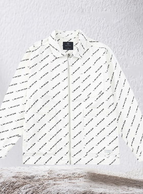 李宁正品外套男子春新款韦德艺术家联名宽松翻领运动夹克AFDS057