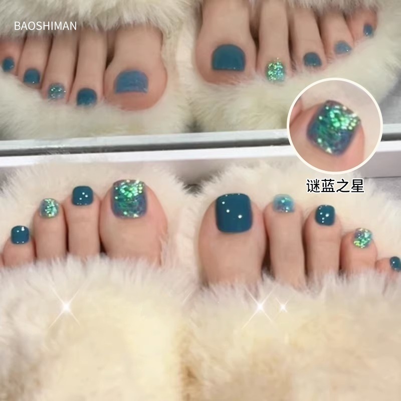 夏天腳趾顯白指甲油膠