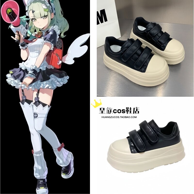 绝区零 千夏cos鞋 千夏午后茶歇 动漫演出cosplay道具鞋