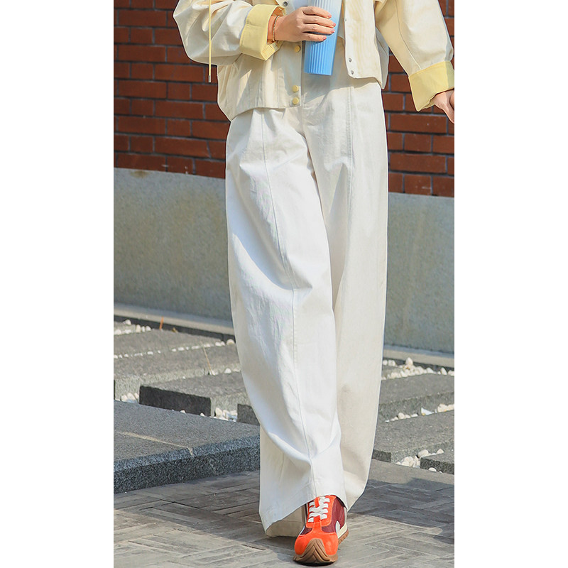 2026春款新品原创女士高腰显瘦直筒阔腿休闲百搭女裤,女装/女士精品,休闲裤,淘宝优惠券,粉丝福利购,淘宝优惠卷