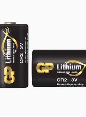 GP超霸CR2锂电池适用富士相机拍立得mini25/7C/9测距仪碟刹锁3v