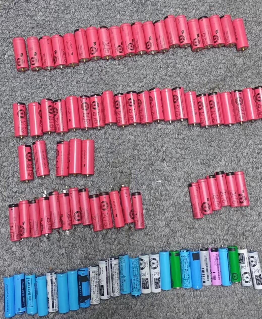 三洋 UR14500AC 3.7V 740毫安平头锂电池 拆机轻微瑕疵