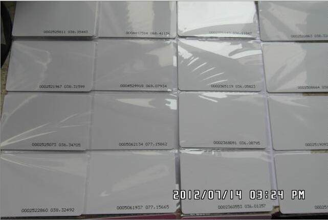 ID感应薄卡 考勤卡 门禁卡 科密KD32 KD36 KD12+等考勤机专用白卡