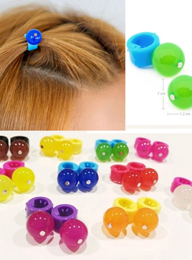 Angelrena韩国进口发饰正品糖果珍珠圆球发夹迷你发抓夹圆口夹D5