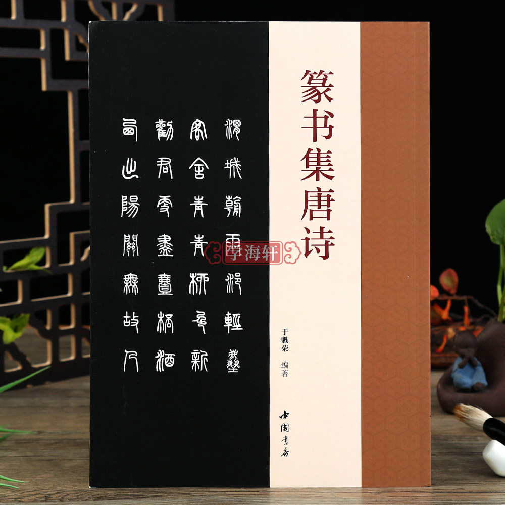 学海轩篆书集唐诗于魁荣编邓石如篆书毛笔字帖收录50首唐诗篆书集字古诗成人学生临摹字帖集字古诗附原文对照篆书结字特点毛笔字帖 书籍/杂志/报纸 书法/篆刻/字帖书籍 原图主图