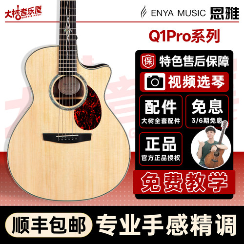 大树音乐屋单板电箱吉他初学者