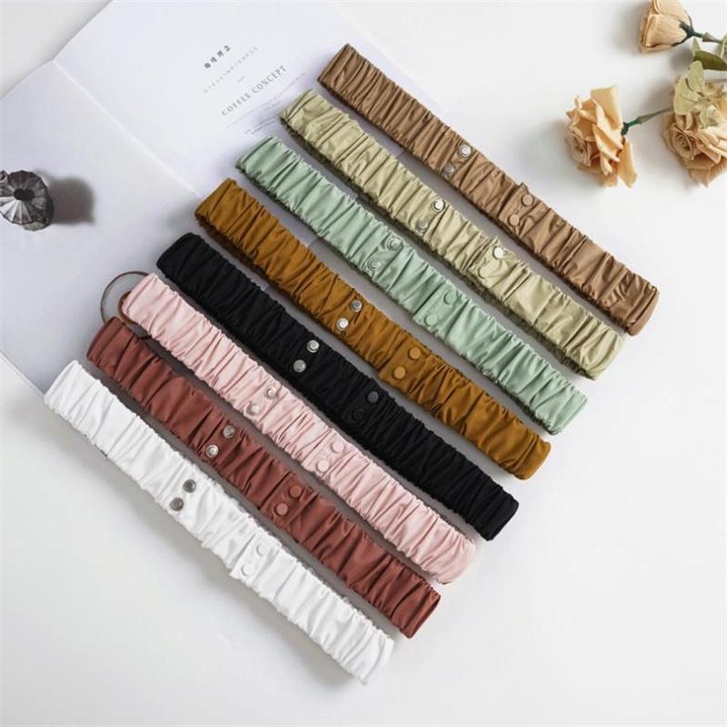 女布大衣松紧百搭弹力腰带