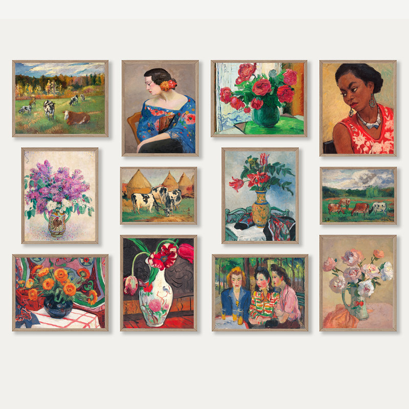 潘玉良画集油画布画芯