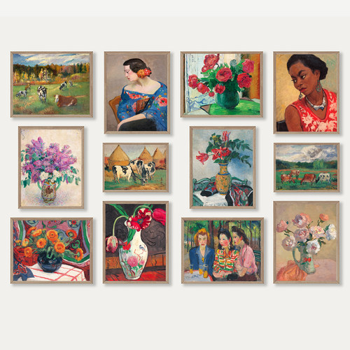 潘玉良画集油画布画芯