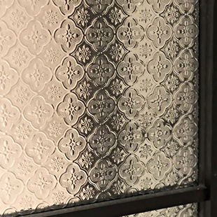 凡菲海棠花玻璃贴纸中式 复古窗户柜子橱柜装 饰贴膜透光不透明窗花