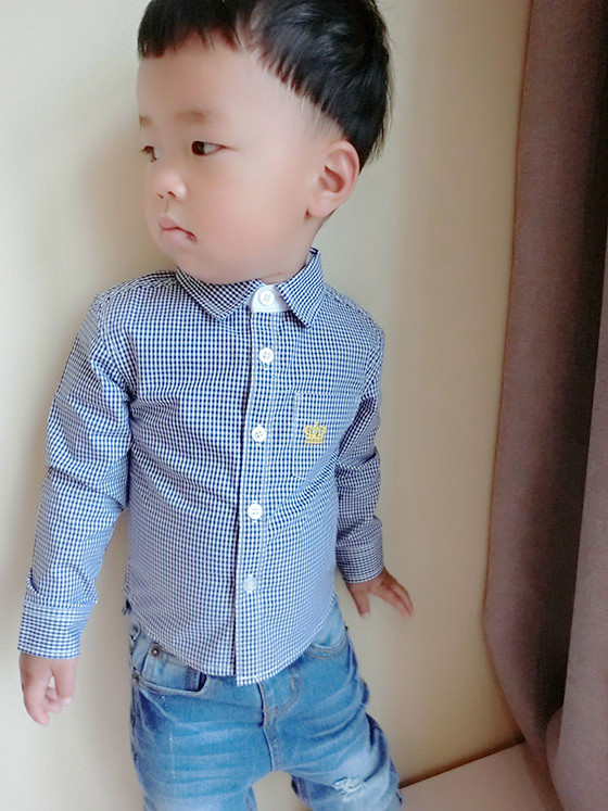 Chemise enfant XIAOTAIYANGBABY à manche longue - Ref 2082877 Image 3
