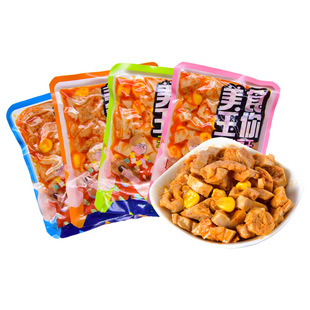 香菇豆干辣条五香豆腐干麻辣零食小包装 整箱休闲小吃食品200G 散装