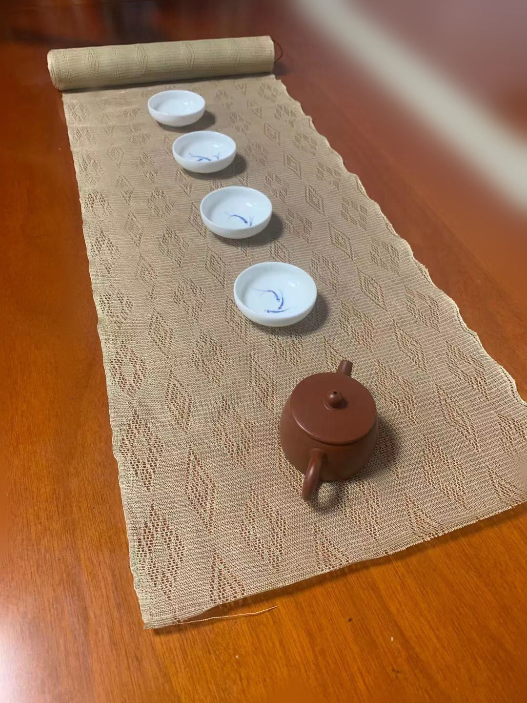 纯手工四经绞罗(吴罗纱罗花罗真丝面料布料100%桑蚕丝杭罗)