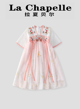 女童汉服连衣裙2025新款