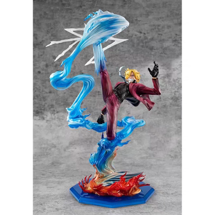 【百万】MegaHouse POP MAXIMUM 海贼王 山治 恶魔风腿 手办