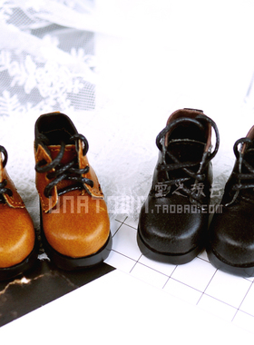现货 鞋子BJD娃鞋 1/6 6分鞋 黑色棕色  靴子 低帮靴 dk/MK