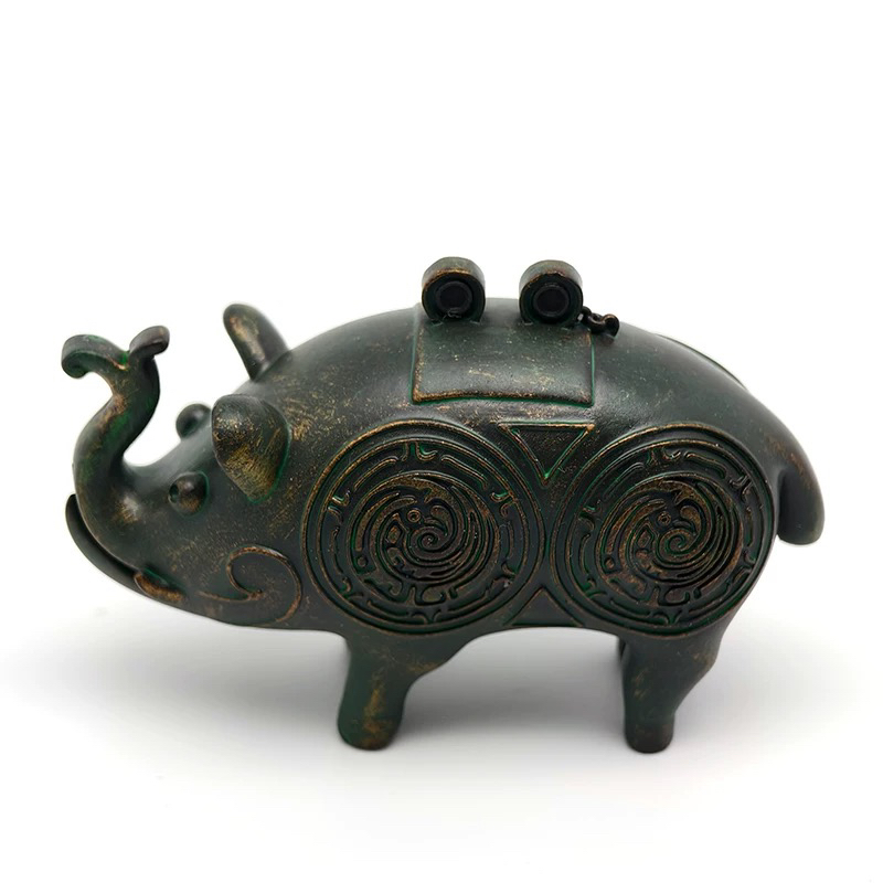 陕西文创宝鸡青铜器博物西周象尊立体冰箱贴西安旅游纪念品伴手礼