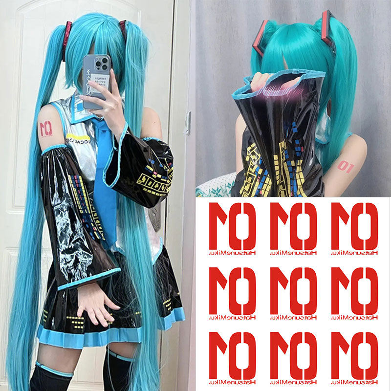 cosplay贴纸初音未来纹身贴贴纸