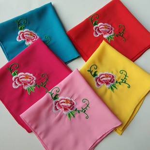 京剧儿童小花旦戏服女对披水袖 戏曲服小姐青衣黄梅戏配饰绣花手绢