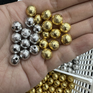 瑞典M铁陨石Muonionlusta各种规格散圆珠搭配饰电镀保真天外来客