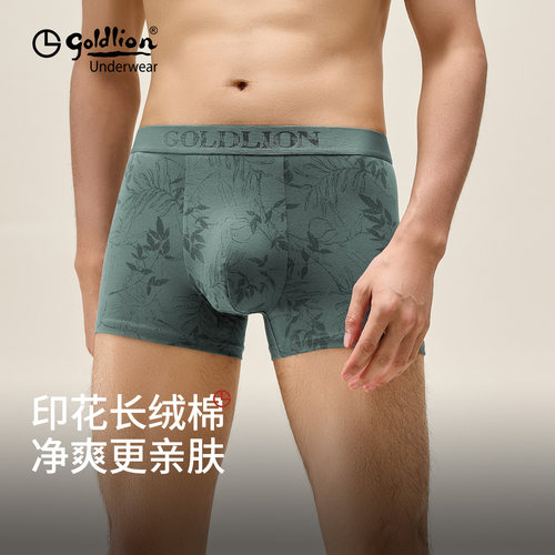 金利来内裤男款2026品牌新款夏季长绒棉透气裆薄款男生平角短裤头
