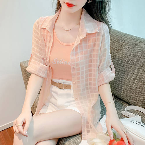 防晒衣衬衫女2025夏季新款